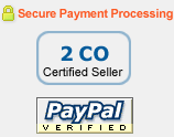 We Accept all major Credit Cards and PayPal Also